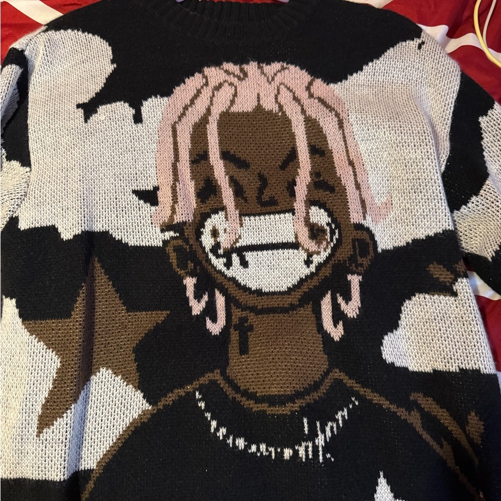Graphic Knit Sweater Travis Scott